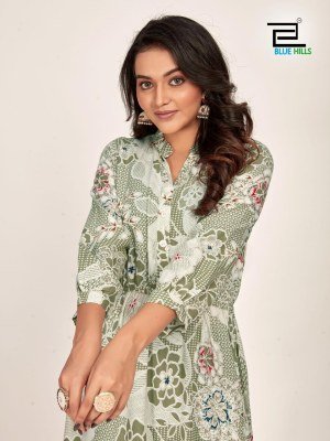 Florida by Blue hills Exclusive reyon printed Flair kurti  in affordable rate kurtis catalogs