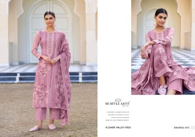 Flower valley by mumtaz arts pure satin digital printed dress material catalogue at low rate salwar kameez catalogs