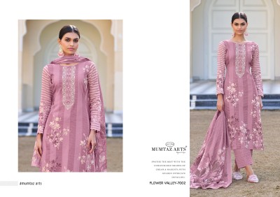 Flower valley by mumtaz arts pure satin digital printed dress material catalogue at low rate salwar kameez catalogs