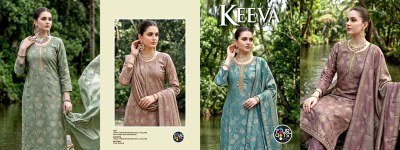 Fourdots Keeva Premium Weaving Silk Jacquard Suit Set with Handwork wholesale catalogs