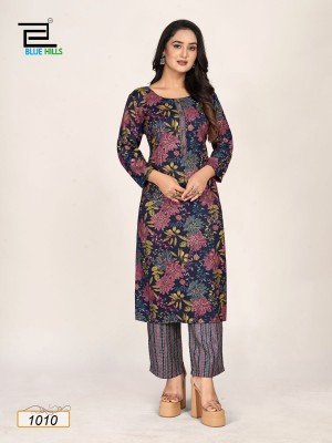 Fresh Sip by Blue Hills reyon capsule printed readymade suit catalogue at affordable rate readymade suit catalogs