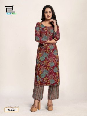 Fresh Sip by Blue Hills reyon capsule printed readymade suit catalogue at affordable rate readymade suit catalogs