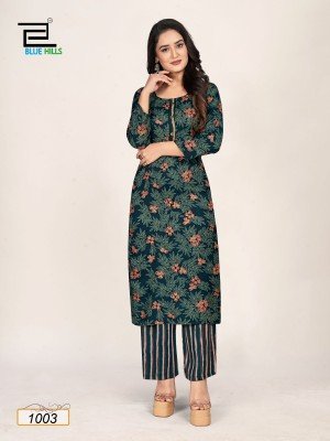 Fresh Sip by Blue Hills reyon capsule printed readymade suit catalogue at affordable rate readymade suit catalogs