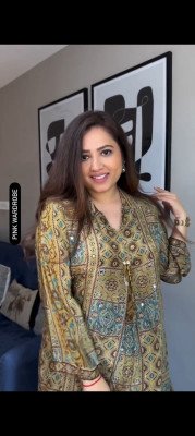 Freya Pure Natural Crape Ajrakh Print Cord Set with  Plazzo co ord set catalogs