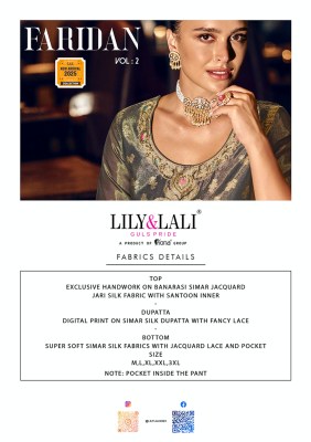 Fridan 2 by Lily and lali Exclusive handwork readymade suit catalogue at wholesale price readymade suit catalogs