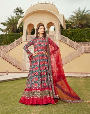 GAJGAMINI by virasat Designer Gown Exclusive Collection at  wholesale price gown catalogs