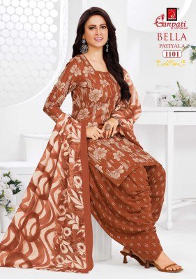 GANPATI BELLA PATIYALA VOL-11 Readymade Pure Cotton Printed Patiyala Dress readymade suit catalogs