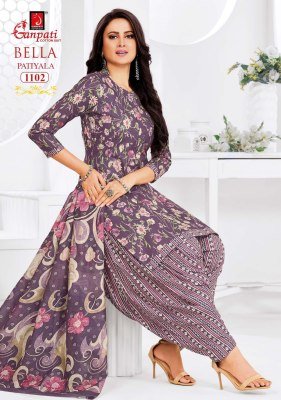 GANPATI BELLA PATIYALA VOL-11 Readymade Pure Cotton Printed Patiyala Dress readymade suit catalogs