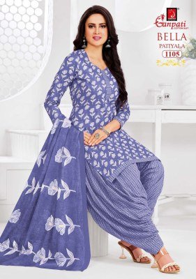 GANPATI BELLA PATIYALA VOL-11 Readymade Pure Cotton Printed Patiyala Dress readymade suit catalogs