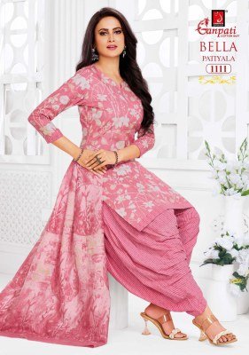 GANPATI BELLA PATIYALA VOL-11 Readymade Pure Cotton Printed Patiyala Dress readymade suit catalogs