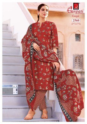 GANPATI GOPI Vol-16 Pure Cotton Printed Kurti Pant Dupatta Set kurti pant with dupatta Catalogs
