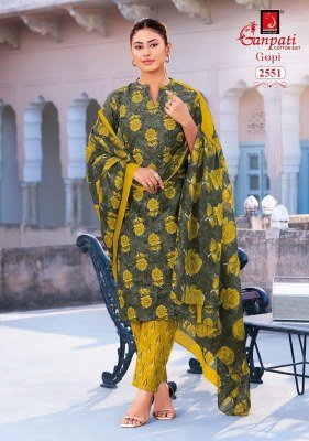 GANPATI GOPI Vol-16 Pure Cotton Printed Kurti Pant Dupatta Set kurti pant with dupatta Catalogs