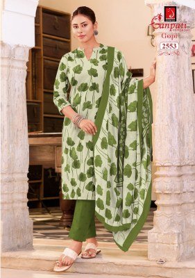 GANPATI GOPI Vol-16 Pure Cotton Printed Kurti Pant Dupatta Set kurti pant with dupatta Catalogs