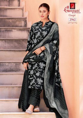 GANPATI GOPI Vol-16 Pure Cotton Printed Kurti Pant Dupatta Set kurti pant with dupatta Catalogs