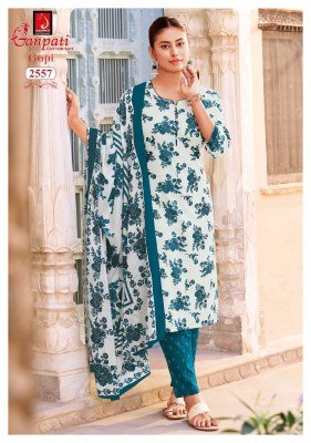 GANPATI GOPI Vol-16 Pure Cotton Printed Kurti Pant Dupatta Set kurti pant with dupatta Catalogs