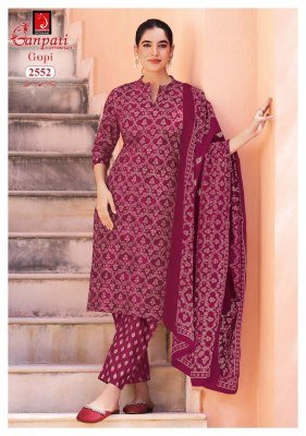 GANPATI GOPI Vol-16 Pure Cotton Printed Kurti Pant Dupatta Set kurti pant with dupatta Catalogs