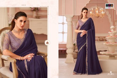 The Fashion Hub Salsa Style Georgette  Saree Catalogue Pcs Wholesale Rate  sarees catalogs