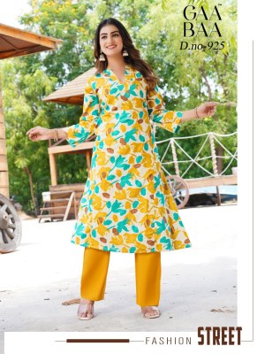 Gaabaa D.No. 925 Women’s Cotton Flex Printed Top And Plain Bottom Co-ord Set Wholesale  co ord set catalogs