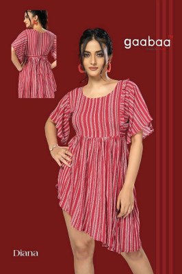Gaabaa Diana rayon Cross Cut With Bell Sleeve western short top wholesale price in India  Gaabaa