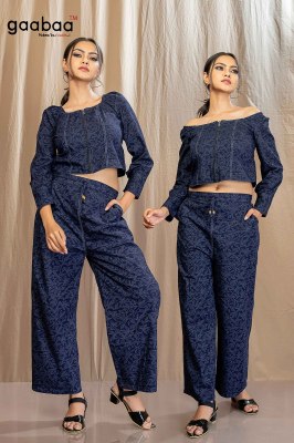 Gaabaa by denim arvind mill soft cotton denim top and jeans catalogue at low rate western wear catalogs