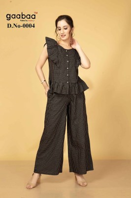 Gaabaa lunch Summer Cool dyed Soft fancy Co-ord set catalogue co ord set catalogs