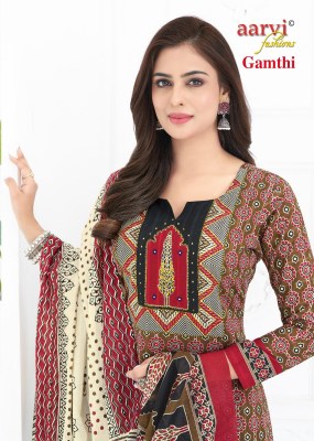 Gamthi vol 9 by Aarvi  Traditional cotton readymade salwar suit  collection in low budget  readymade suit catalogs