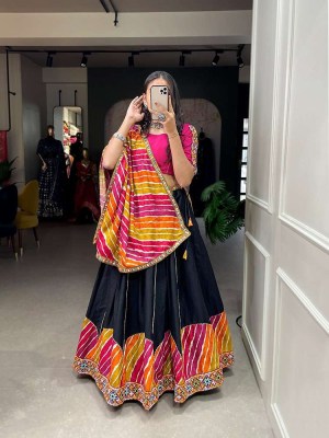 Gamthiwork Navratri specail Black colour Navaratri Lehenga Choli collection  lehenga choli catalogs