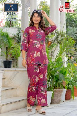 Ganapati Isha Vol-14 Rayon Printed Kurti Pant Set kurtis catalogs