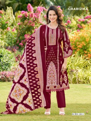 Ganesha Charizma Vol 1 Karachi Pure Cotton Dress Material with Mal Mal Cotton Dupatta dress material catalogs