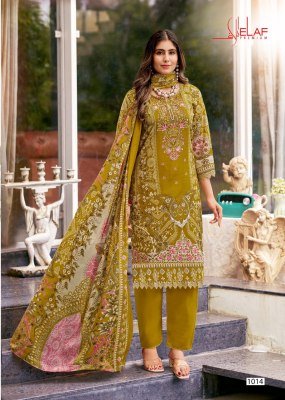 Ganesha ELAF Premium Vol-1 Readymade Karachi Designer Cotton 3-Piece Set Karachi suits catalogs