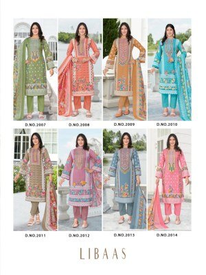 Ganesha Libaas Vol 2 Premium Cotton Unstitched Dress Material Set Wholesale dress material catalogs