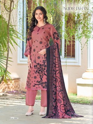 Ganesha Noor Jahan Vol-3 Karachi Indo Cotton Kurti Pant Dupatta Set Karachi suits catalogs