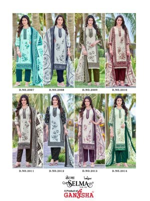 Ganesha Selma Karachi Pure Cotton Dress Material dress material catalogs