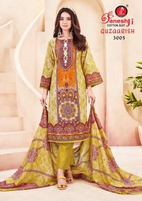 Ganeshji Guzarish Vol 3 Karachi Dress Material Pcs 8 soft cotton catalogs pcs wholesale rate  dress material catalogs