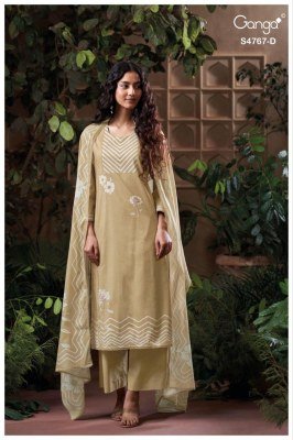 Ganga Direlia 4767 Premium Cotton Designer Dress Material Collection dress material catalogs