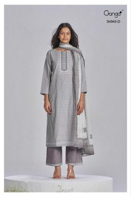 Ganga Hanima S4945 Premium Cotton Handwork Dress Material Collection dress material catalogs