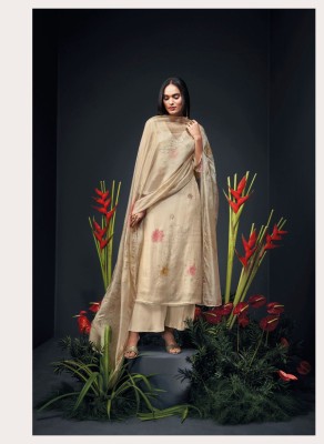 Ganga present Zanera handwork printed unstitched salwar kameez catalogue  salwar kameez catalogs
