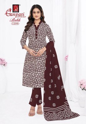 Ganpati Batik Vol 12 Pure Cotton Batik Printed Kurti Pant Dupatta Set Wholesale Ethnic Wear Collection kurti pant with dupatta Catalogs