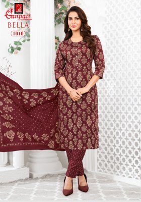 Ganpati Bella Vol-10 Pure Cotton Suit Collection readymade suit catalogs