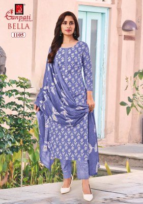 Ganpati Bella Vol-11 Pure Cotton Printed Kurti Pant with Dupatta kurti pant with dupatta Catalogs