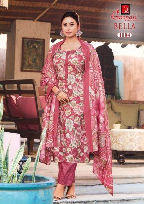 Ganpati Bella Vol-11 Pure Cotton Printed Kurti Pant with Dupatta kurti pant with dupatta Catalogs