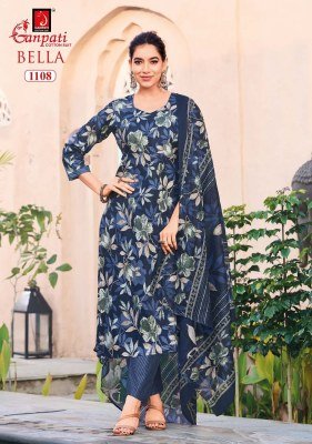 Ganpati Bella Vol-11 Pure Cotton Printed Kurti Pant with Dupatta kurti pant with dupatta Catalogs