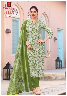 Ganpati Bella Vol-11 Pure Cotton Printed Kurti Pant with Dupatta kurti pant with dupatta Catalogs