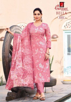 Ganpati Bella Vol-11 Pure Cotton Printed Kurti Pant with Dupatta kurti pant with dupatta Catalogs