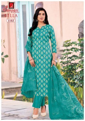 Ganpati Bella Vol-11 Pure Cotton Printed Kurti Pant with Dupatta kurti pant with dupatta Catalogs