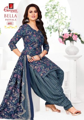 Ganpati Bella Vol 6 Cotton Readymade Patiyala Suit wholesale Price  readymade suit catalogs