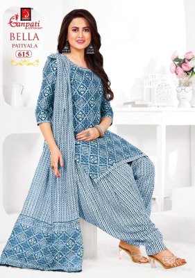 Ganpati Bella Vol 6 Cotton Readymade Patiyala Suit wholesale Price  readymade suit catalogs