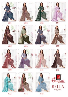 Ganpati Bella Vol 6 Cotton Readymade Patiyala Suit wholesale Price  readymade suit catalogs