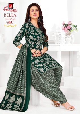 Ganpati Bella Vol 6 Cotton Readymade Patiyala Suit wholesale Price  readymade suit catalogs