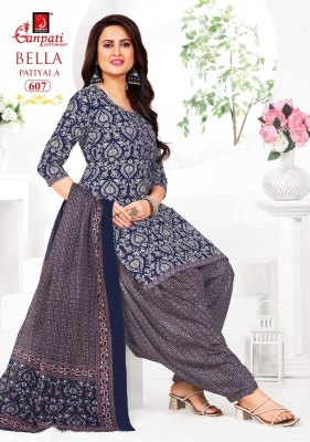 Ganpati Bella Vol 6 Cotton Readymade Patiyala Suit wholesale Price  readymade suit catalogs
